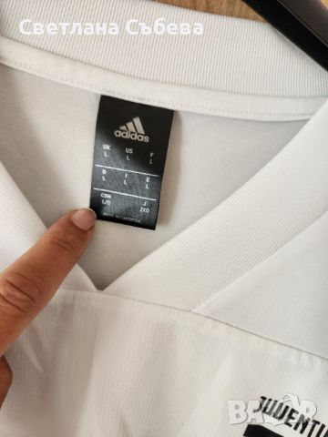 Juventus adidas оригинална Памучна Блуза Ювентус L, снимка 4 - Спортни дрехи, екипи - 45585281