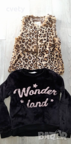 Елече Zara и топла блуза НМ за ръст 140 