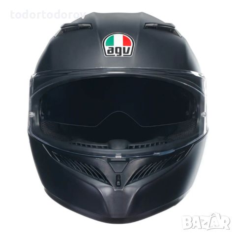 Мото каска AGV K3 E2206 BLACK MATT 2024,размер XS 53-54см.очилa, снимка 5 - Аксесоари и консумативи - 46401824