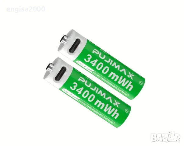 Акумулаторни батерии АА Li-ion 1.5V, снимка 2 - Друга електроника - 50838058