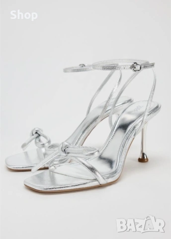 Сандали на ток на Zara 