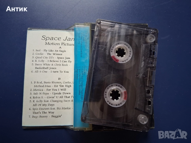 Аудио Касети Saundtrack Space Jam / The Bodyguard, снимка 4 - Колекции - 52972899