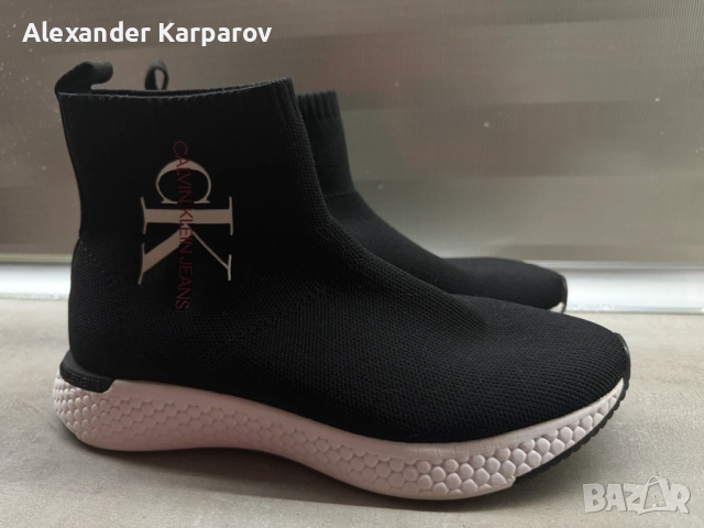 Calvin Klein Jeans оригинални маратонки / sock sneakers 38, снимка 4 - Маратонки - 53713007
