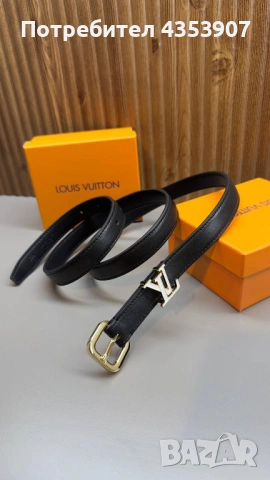 LOUIS VUITTON дамски колан  ЕСТЕСТВЕНА КОЖА, снимка 15 - Колани - 53520372