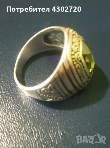 Сребърен 925 пръстен 19мм., снимка 6 - Антикварни и старинни предмети - 52548098