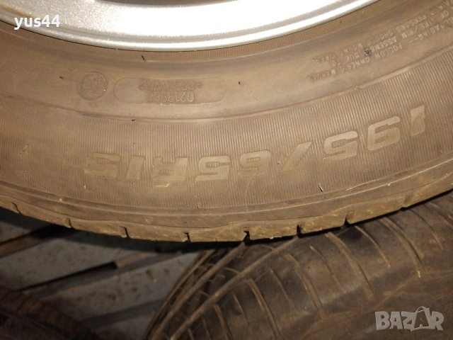 Алуминиеви джанти и гуми 15 оригинални Шкода Октавия, снимка 7 - Гуми и джанти - 53215012