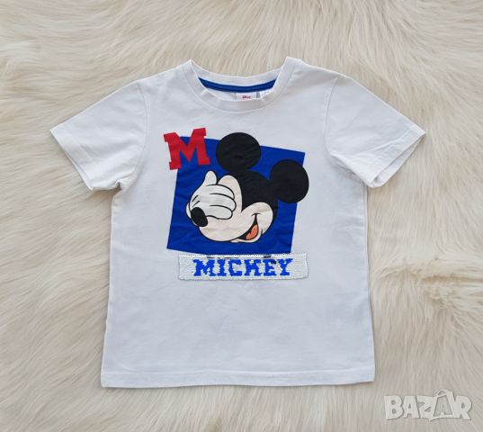 Детска тениска Mickey 5-6 години , снимка 5 - Детски тениски и потници - 46592450