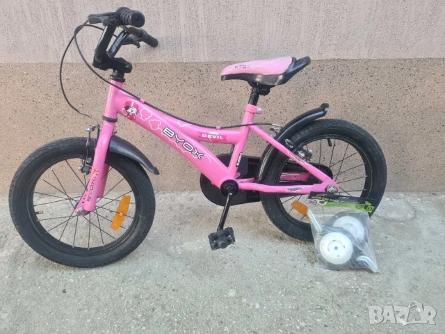 Детски велосипед 16 цола , снимка 3 - Велосипеди - 50566279
