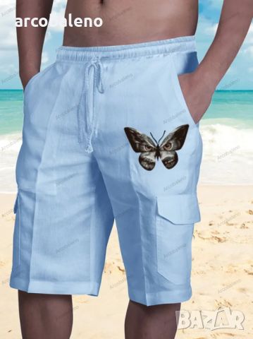 Мъжки къси карго панталони с много джобове, 15цвята , снимка 3 - Къси панталони - 45906493