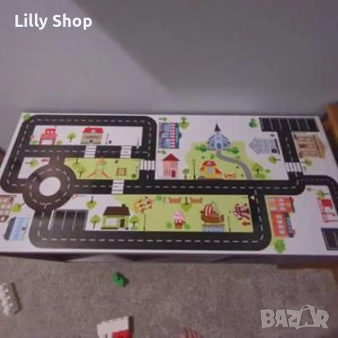 Стикер за мебел ИКЕА Бял Трофаст градски улици/ Ikea Trofast sity road, снимка 5 - Мебели за детската стая - 53147289