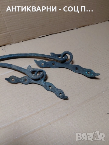 Комплект Соц Стари Бакърени Медни Дръжки Общо Тегло 2.100кг. НОМЕР 341., снимка 3 - Антикварни и старинни предмети - 54101750