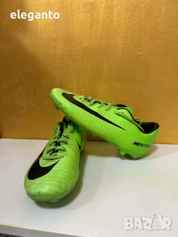 Детски футболни бутонки Nike Mercurial Victory VI FG Radiation Flare - Electric Green/Black , №38 