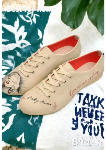Дамски ежедневни обувки TeeMood Dogo дизайн на Мерилин Монро