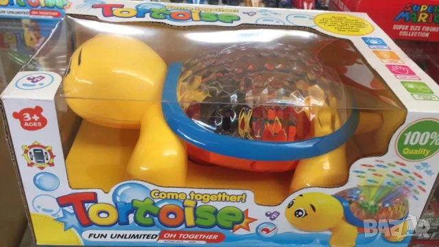 Щастлива костенурка – Детска интерактивна играчка с 3D светлини, музика и проекция