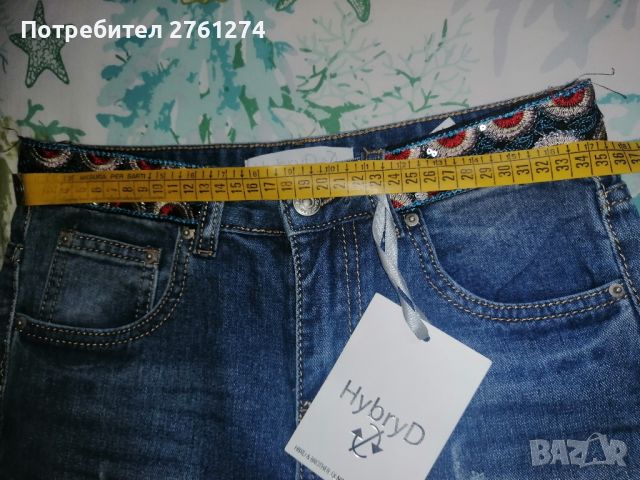 Нови къси дънкови панталони., снимка 3 - Къси панталони и бермуди - 46447685