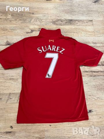 Мъжка футболна тениска SUAREZ Liverpool Размер L, снимка 2 - Тениски - 45456576