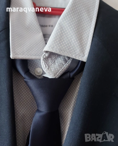 Официален костюм, размер 50 / М , риза +вратовръзка, снимка 7 - Костюми - 53237998