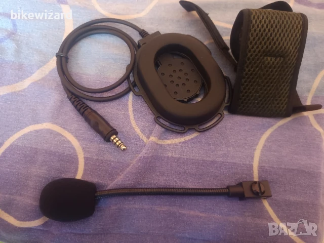 Регулируеми тактически слушалки Z Tactical CS с PTT за уоки-токи НОВО, снимка 5 - Други - 51390478