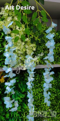 Висящи зеленини,чудесни за украси и декори, снимка 3 - Изкуствени цветя - 46397913