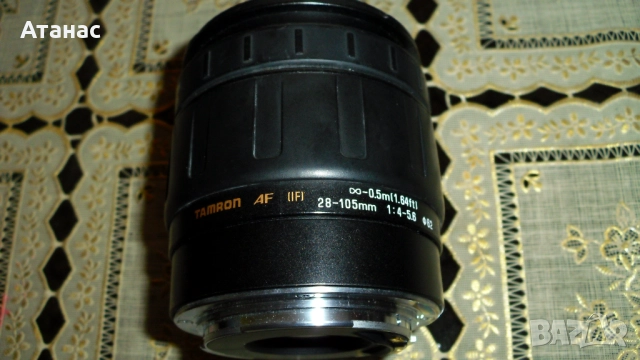 Обектив TAMRON AF 28-105mm 1:4-5.6 за CANON , снимка 4 - Обективи и филтри - 51504536