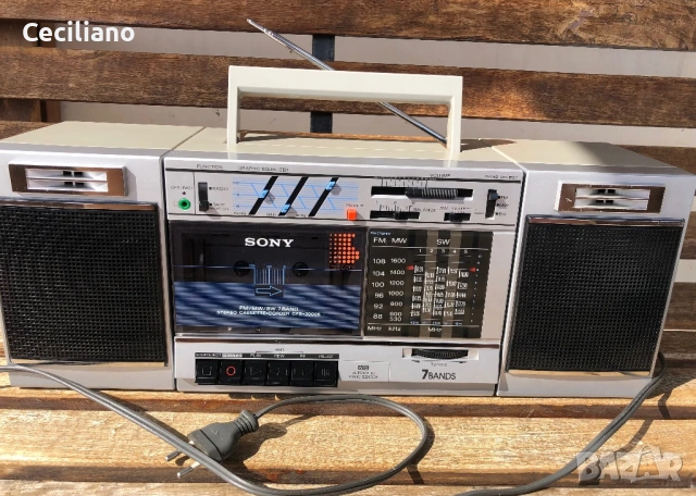Радиокасетофон 💥 SONY CFS 3000S-(Japan)!, снимка 2 - Радиокасетофони, транзистори - 53776833