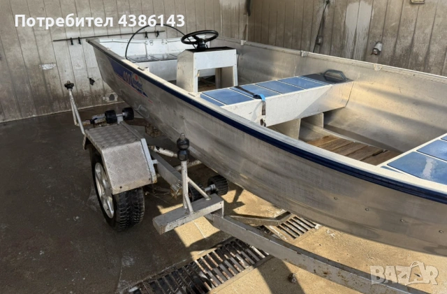 Продавам лодка Linder Sportsman 400 с колесар