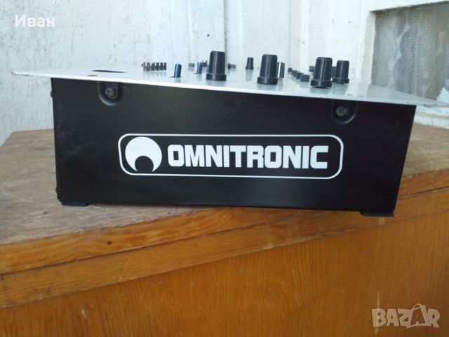 смесителен пулт OMNITRONIC SM 240 и сиди CDP-381 , снимка 3 - Ресийвъри, усилватели, смесителни пултове - 46794959