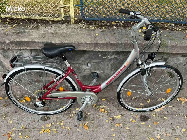 28 цола алуминиев велосипед с 21 скорости усилени капли амортисьори предни палцови команди като нов, снимка 3 - Велосипеди - 52097439