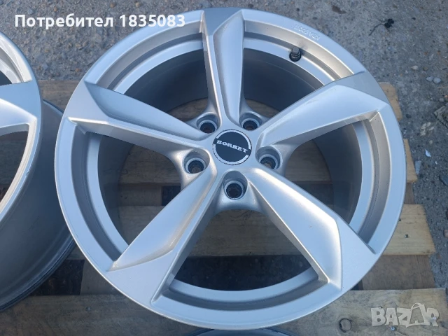 Лети джанти 17ки 5х115 Borbet, снимка 7 - Гуми и джанти - 51127903