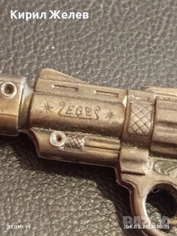 Миниатюрен сгъваем нож под формата на пистолет за КОЛЕКЦИЯ ДЕКОРАЦИЯ 12467, снимка 3 - Други ценни предмети - 53731443