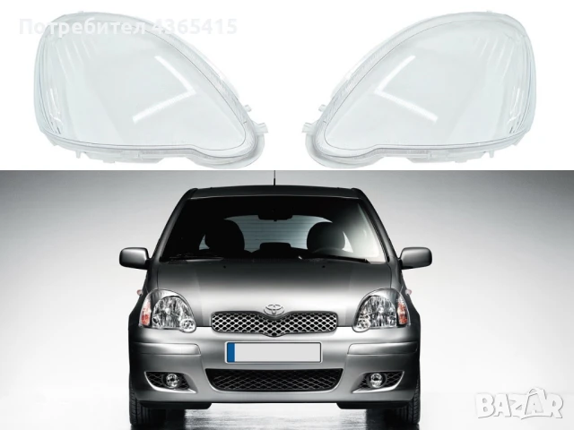 Стъкла за фарове на Toyota Yaris Facelift (2003-2006)
