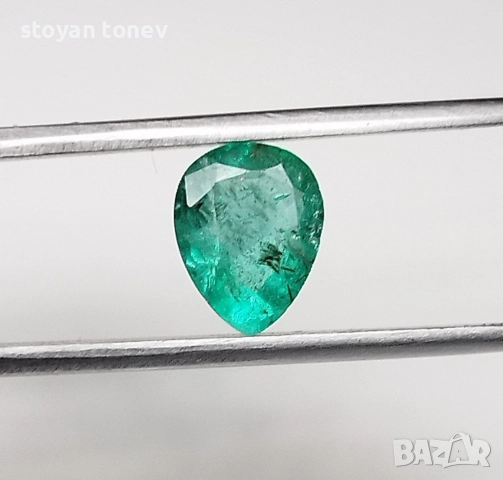 Естествен изумруд с красив зелен цвят 1.87кт.! Сертифициран!, снимка 2 - Други - 52126712