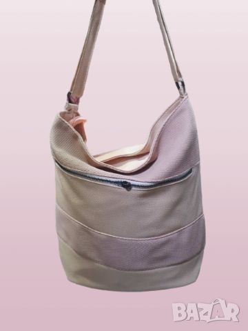 Обединете стил и разнообразие с нашата двуцветна кожена дамска чанта, снимка 2 - Чанти - 45734299