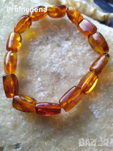 Ръчно изработени гривни от естествен Балтийски Кехлибар, снимка 7 - Гривни - 50166923