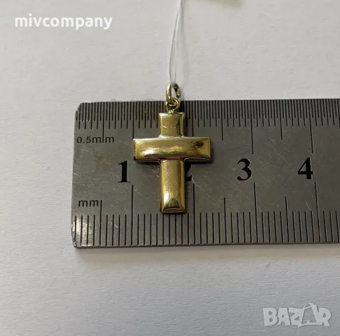 Златен Висулка кръст 0.84гр., снимка 3 - Колиета, медальони, синджири - 50036169