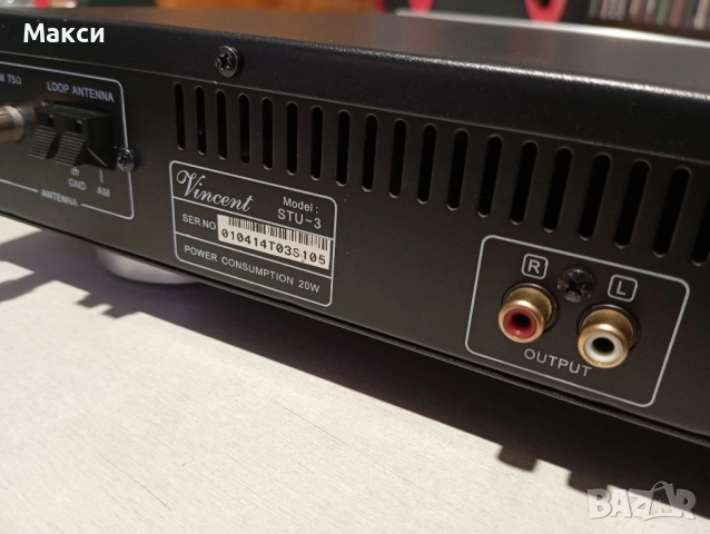 Tuner Vincent STU-3 RDS, снимка 6 - Ресийвъри, усилватели, смесителни пултове - 52035279