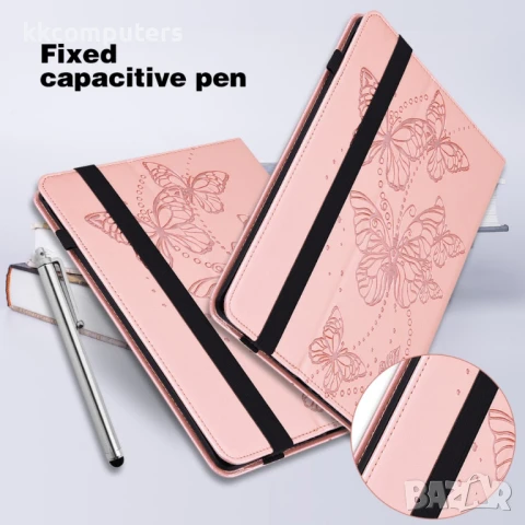 Xiaomi Pad 6 / Pad 6 Pro Imprinted Butterfly Кожен Калъф и Протектор, снимка 9 - Калъфи, кейсове - 51118817