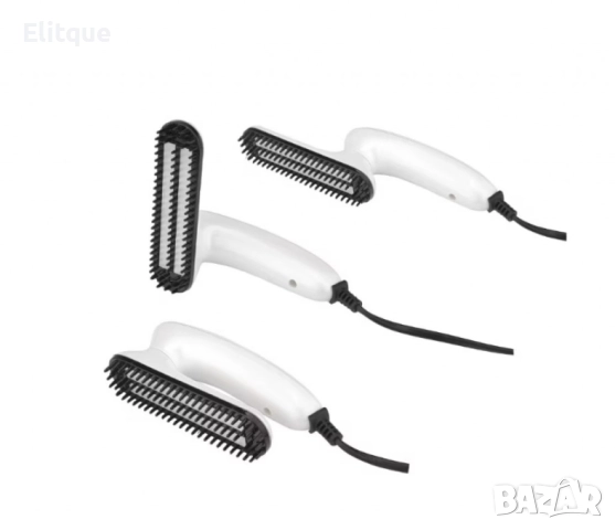 Гребен, преса за коса и брада електрически, 13W, 160 °C, сгъваем, Бял, снимка 4 - Преси за коса - 52839438