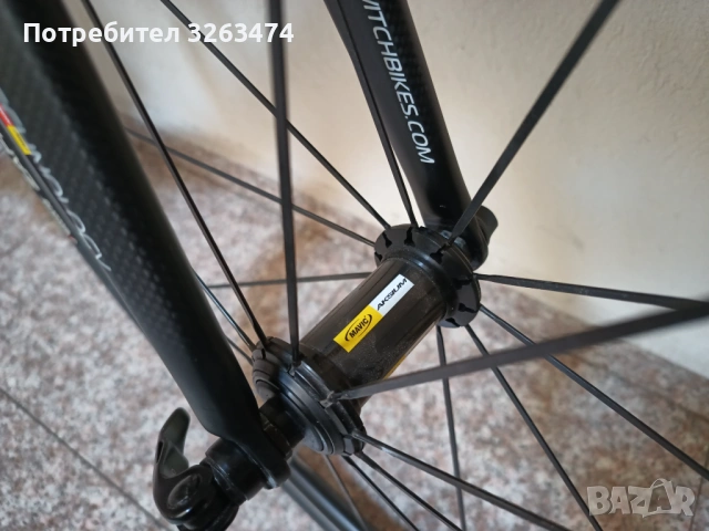 Карбонов шосеен велосипед Switch Black Skin Limited размер 54, снимка 9 - Велосипеди - 53827731