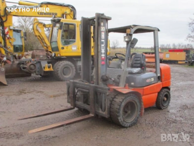 Мотокар HELI Мотокар 3.5т дизел , двигател Isuzu, снимка 2 - Индустриална техника - 53302766