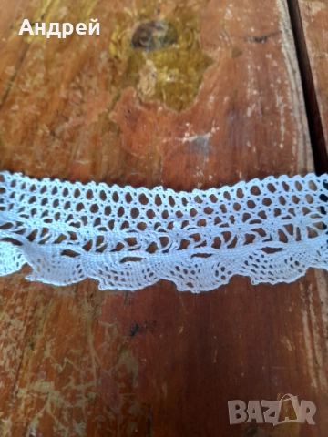 Стара дантела #34, снимка 2 - Антикварни и старинни предмети - 52227651