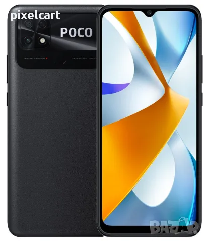 2 Години Гаранция Xiaomi Poco C40 64GB 4GB RAM Dual-SIM, снимка 1