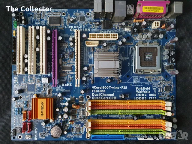 ASRock 4Core1600Twins-P35, снимка 2 - Дънни платки - 47425498