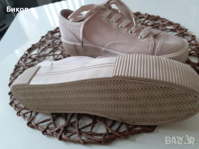 Дамски платненки (еко велур)+сандалки +Лоуфъри, снимка 3 - Маратонки - 50230167