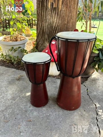 Тарамбука от дърво  40см.,30см и 20см., снимка 3 - Ударни инструменти - 31609598