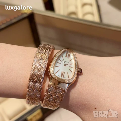Дамски часовник BVLGARI Serpenti с кварцов механизъм, снимка 3 - Дамски - 50953829