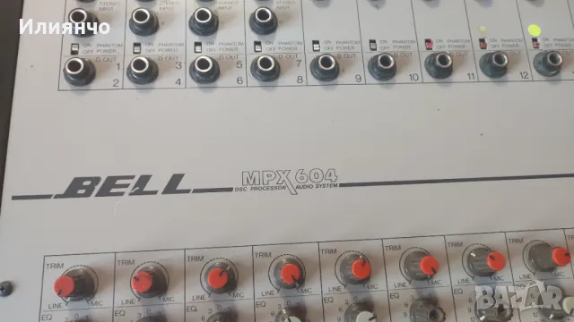 Bell Powermixer MPX 604/12каналов/ 2 по 600 вата , снимка 12 - Ресийвъри, усилватели, смесителни пултове - 48603217