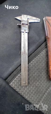 Стар немски шублер от войната, снимка 7 - Антикварни и старинни предмети - 52876567