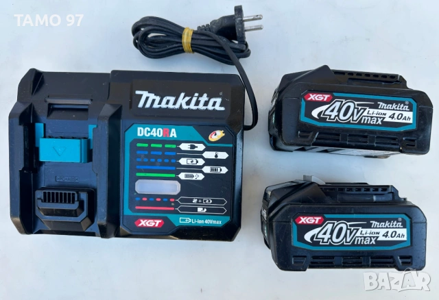 Makita HS 004G - Безчетков мощен ръчен циркуляр 2x40V 4.0Ah, снимка 7 - Триони и циркуляри - 54139721