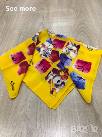 DIDDL шал коприна, снимка 8 - Шалове - 53836804